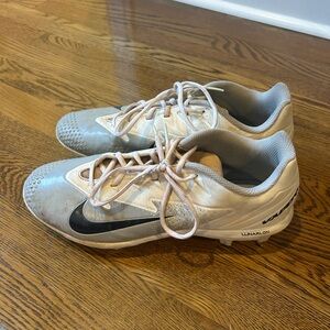 White football cleats